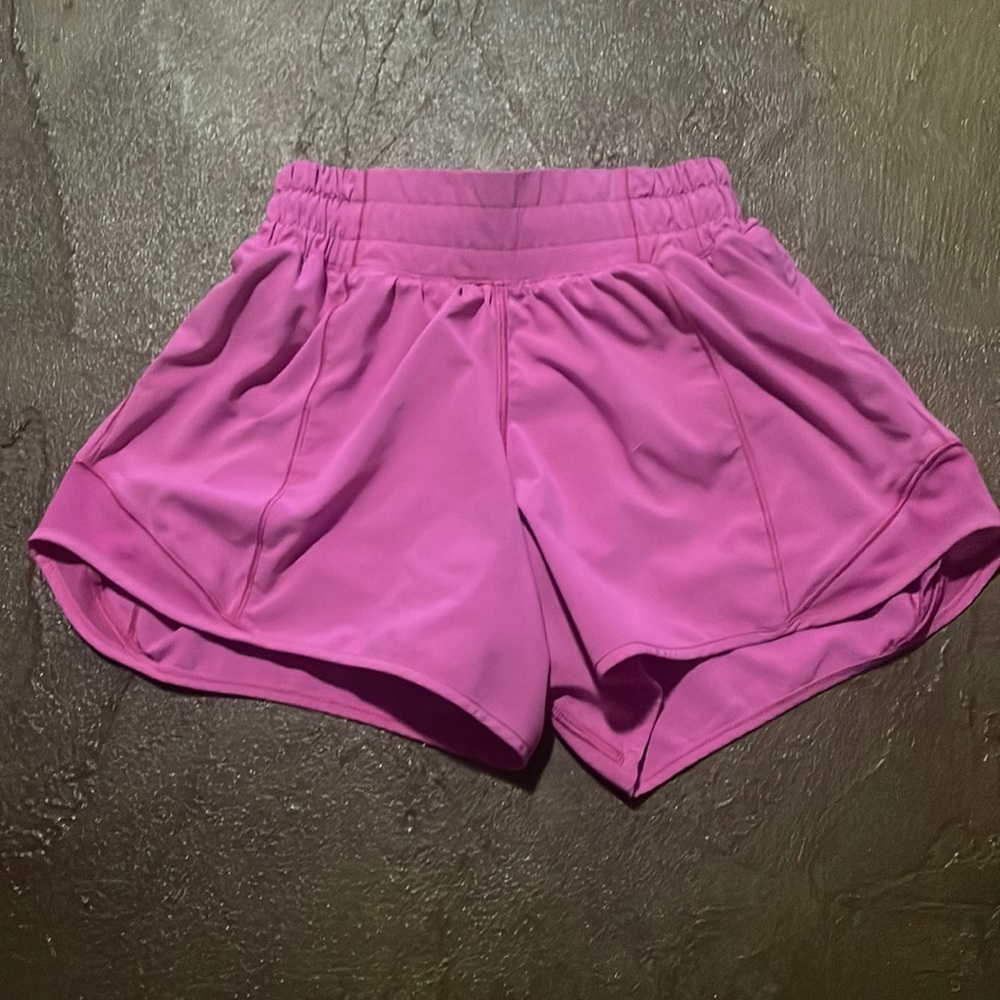sonic pink lululemon shorts